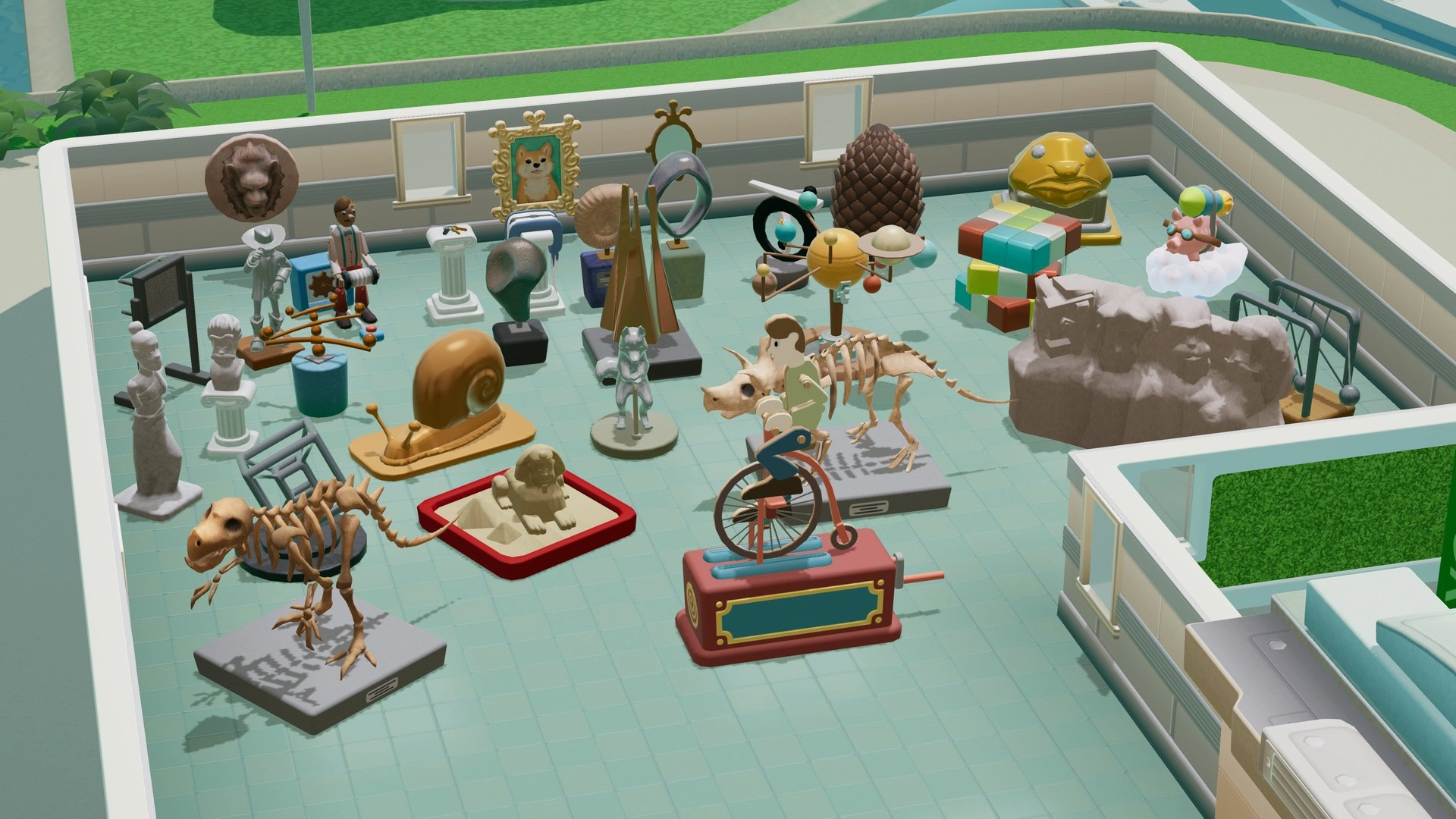 Скриншот-3 из игры Two Point Hospital: Exhibition Items Pack