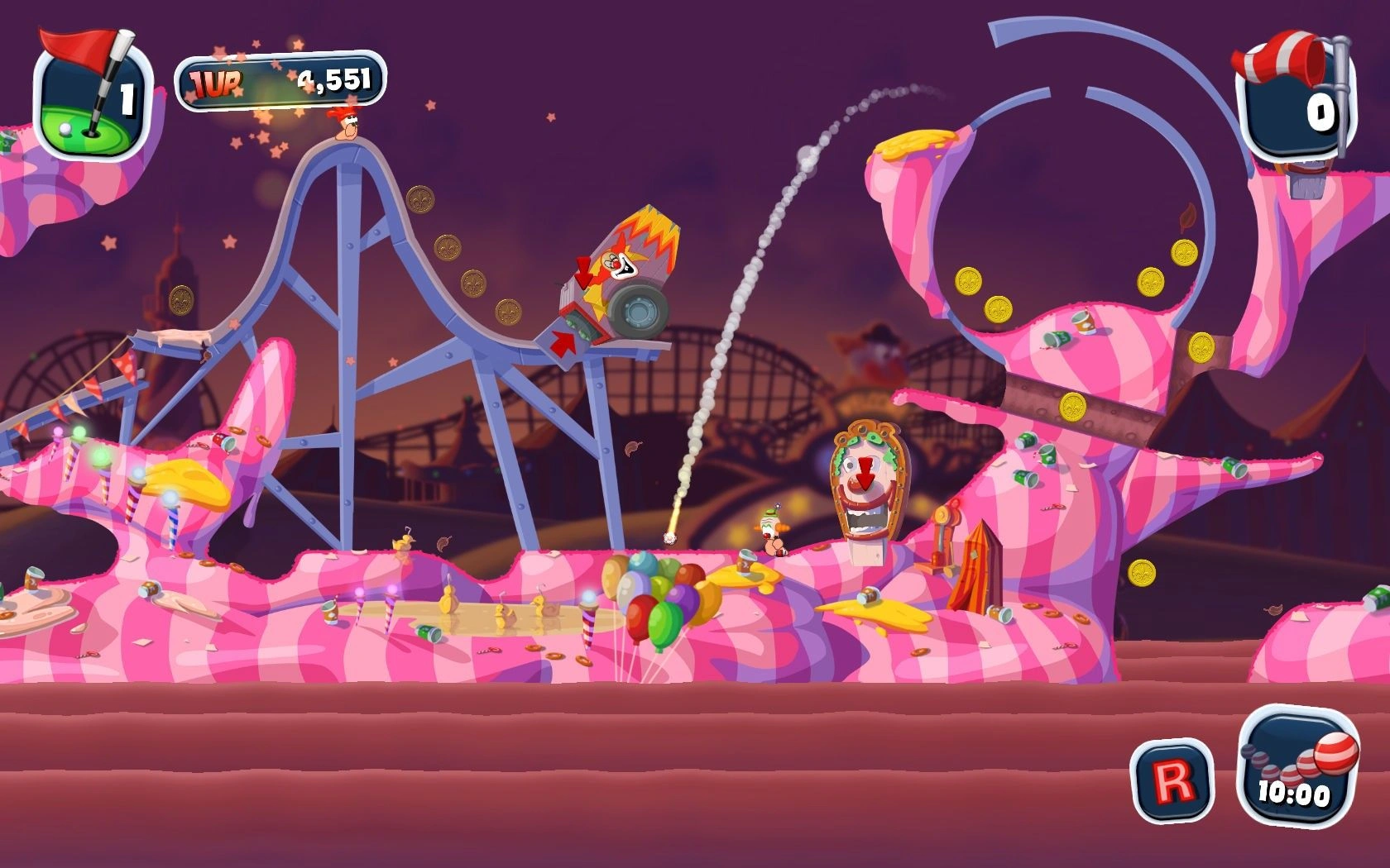 Скриншот-5 из игры Worms Crazy Golf
