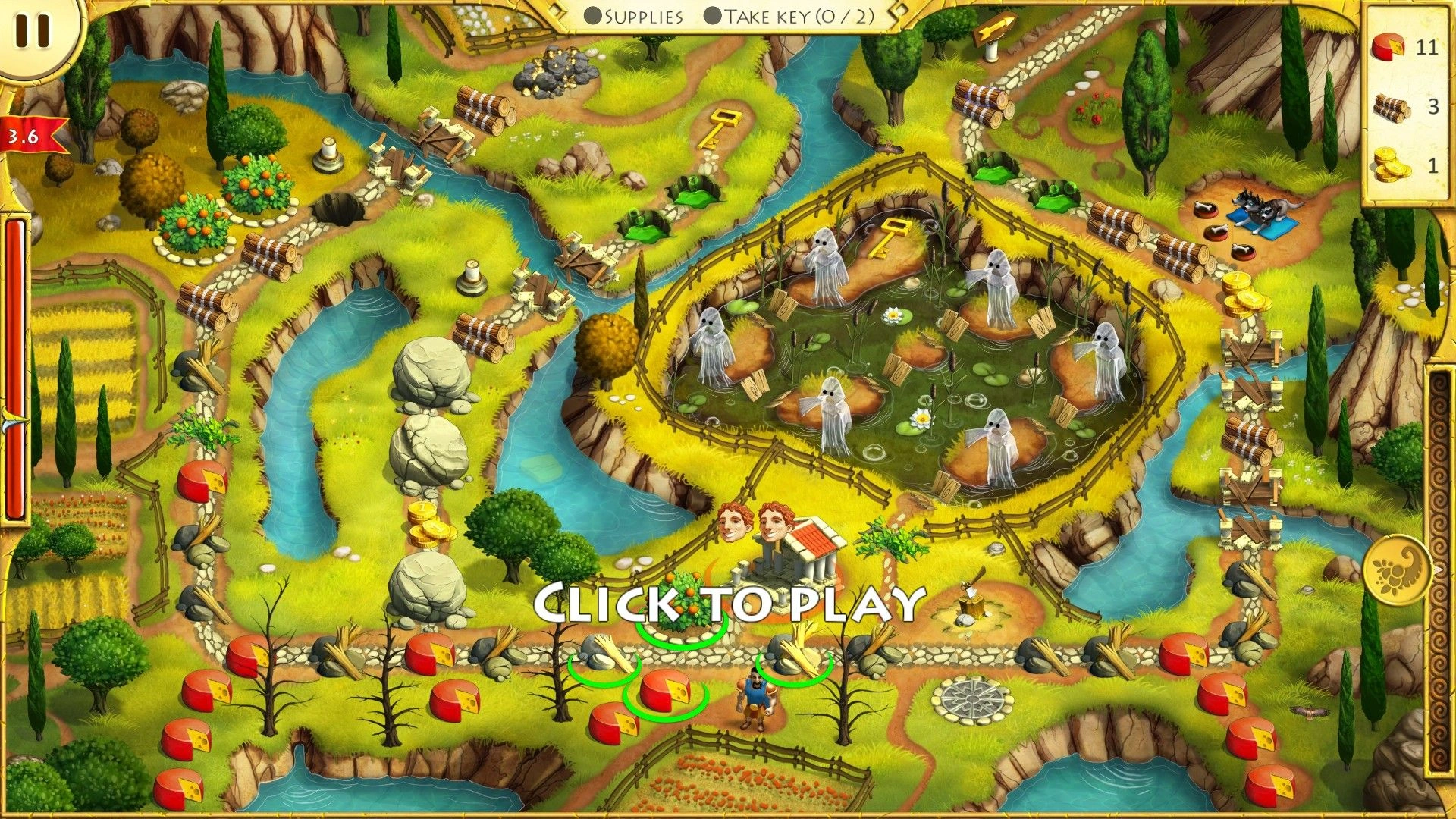 Скриншот-13 из игры 12 Labours of Hercules II: The Cretan Bull