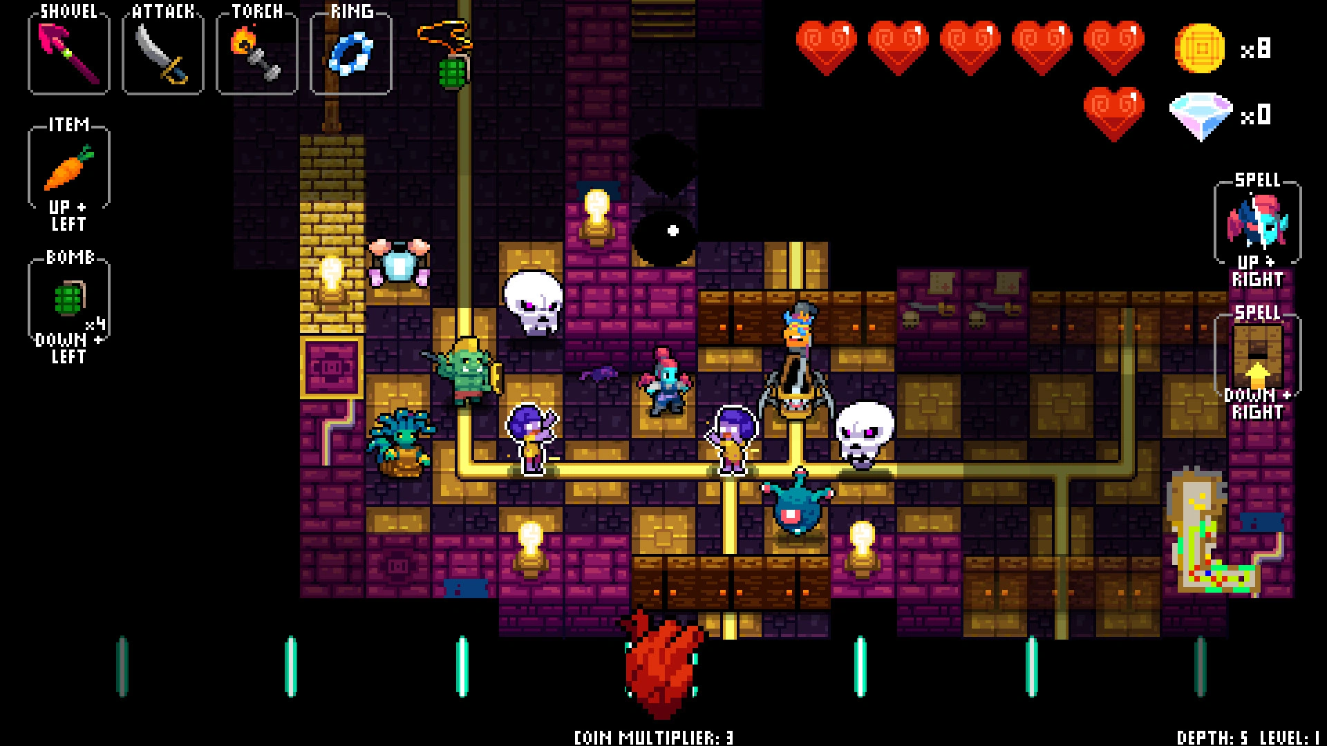 Скриншот-2 из игры Crypt of the NecroDancer: AMPLIFIED