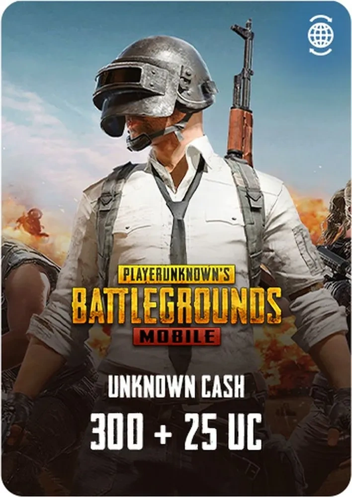 Игровая валюта PUBG Mobile 300 + 25 UC