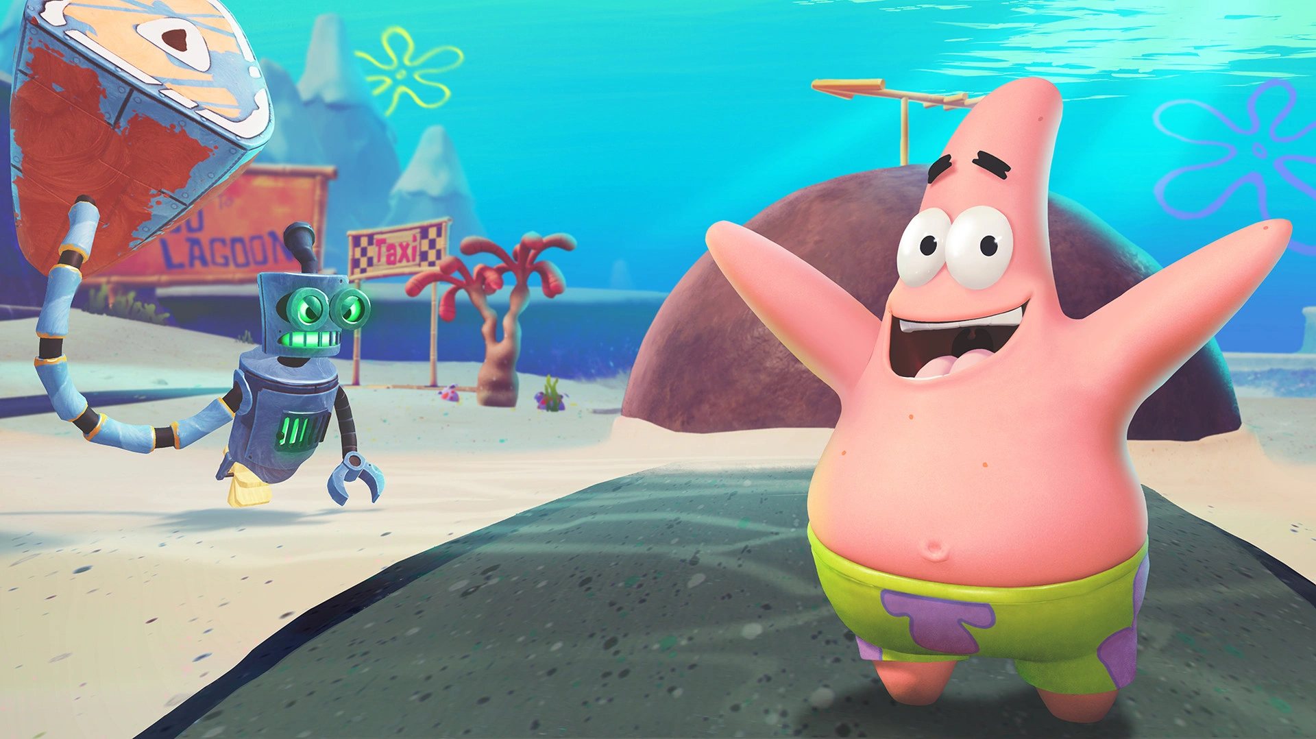 Скриншот-1 из игры Spongebob Squarepants: Battle For Bikini Bottom — Rehydrated для XBOX