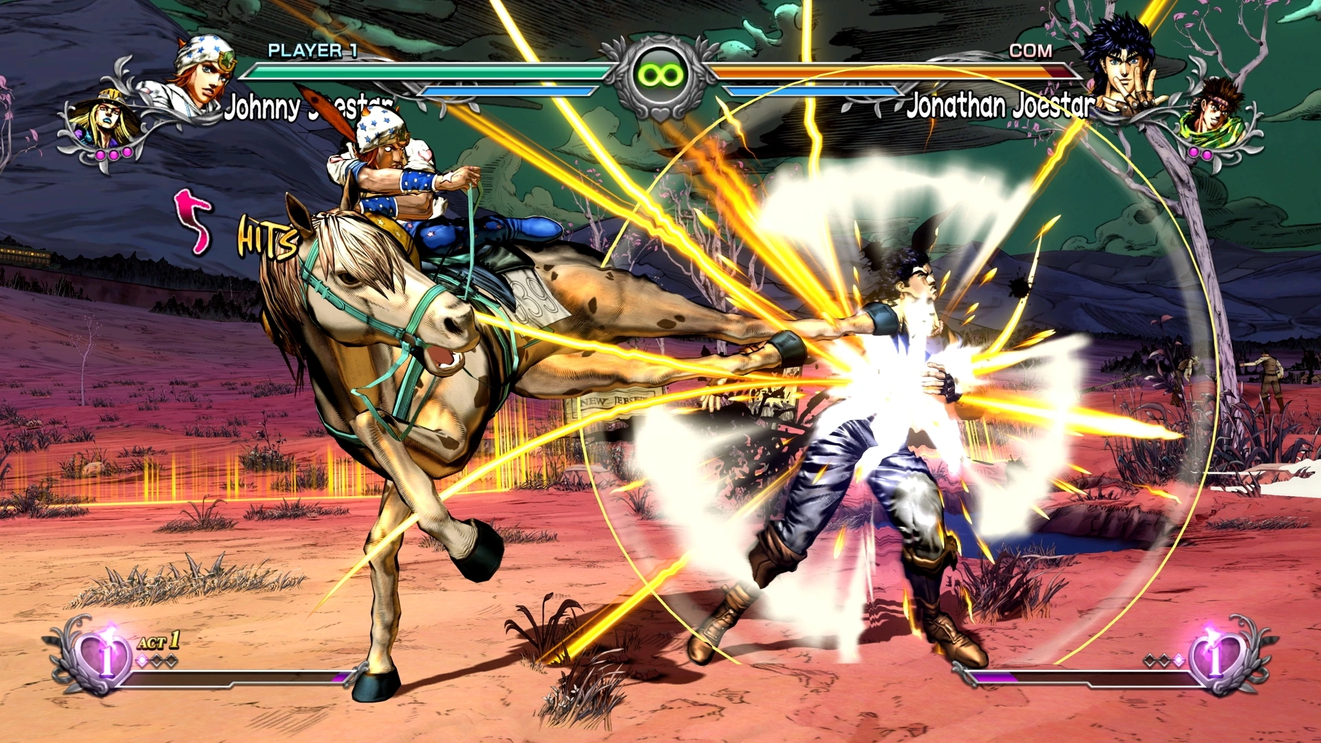 Скриншот-3 из игры JoJo's Bizarre Adventure: All Star Battle R для PS