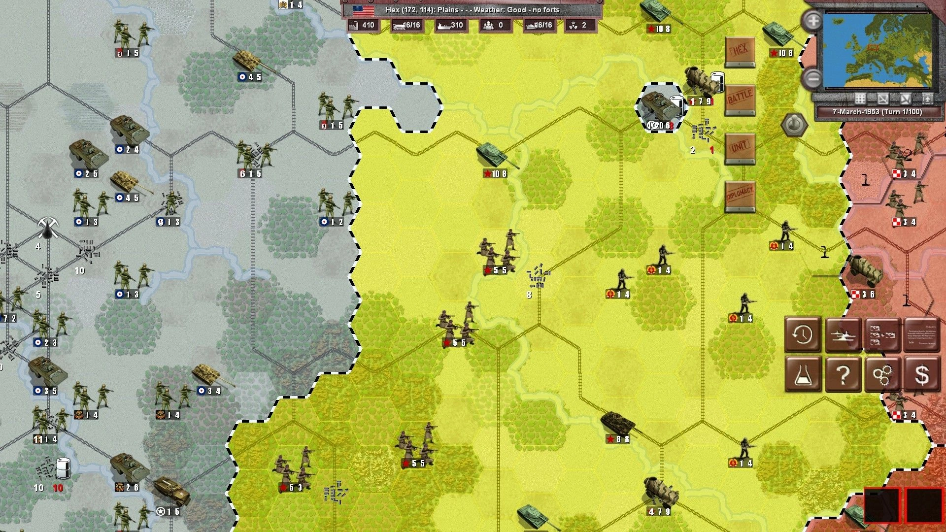 Скриншот-4 из игры 1953: NATO vs Warsaw Pact